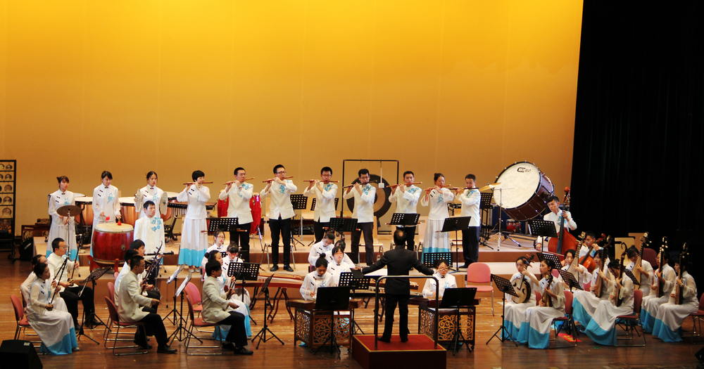 民樂團(tuán)演出現(xiàn)場
