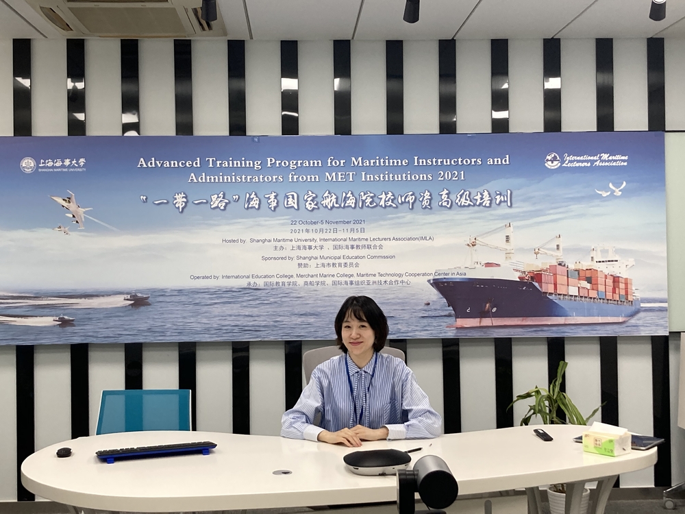 侯彥琳老師參加“一帶一路”海事國家航海院校師資高級培訓